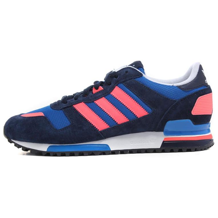 Adidas Originals ZX 700 Fashionable Slip-Resistant Durable Low-Top Lifestyle Sneakers Unisex Sneakers Black Pink B34333