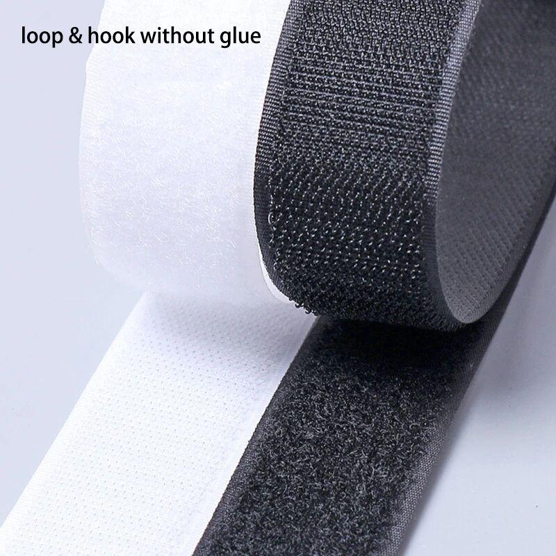 5 Meter/Paare 20-50mm Nichtklebendes Klettband Zum Annähen der Haken Klebeband Klettverschluss DIY