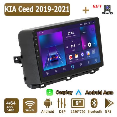 Android Carplay Car Radio For KIA Ceed 2019-2021 Multimedia Player Head Unit Stereo GPS Navigation BT WIFI 4+64GB