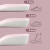 Inner Heightening Insole Anti-Odor Breathable Sweat-Absorbent Shoe Lifts Invisible Increase Height Insoles for Sneakers Canvas Shoes