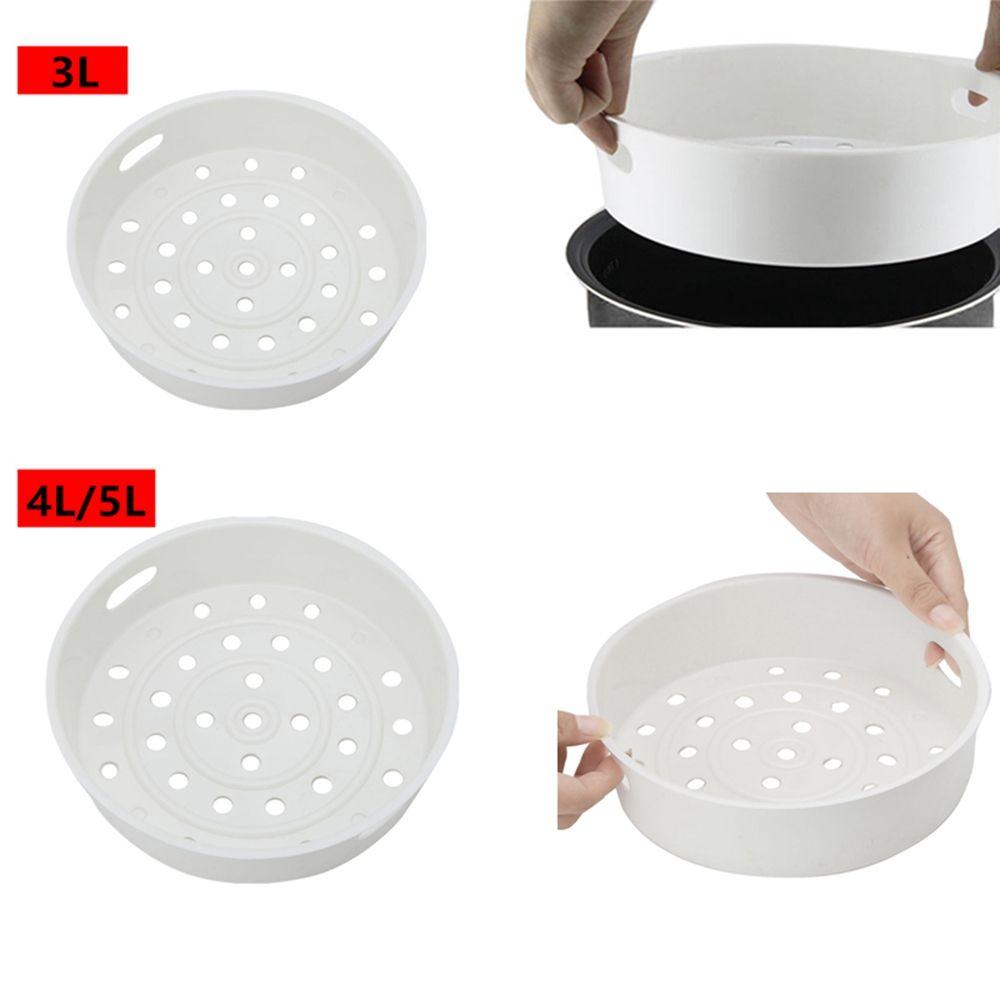 

Color Anti-scalding Food Grade Plastic For Pot Rice Cooker Steamer Basket Kitchenware Steam Stand 4L/5L