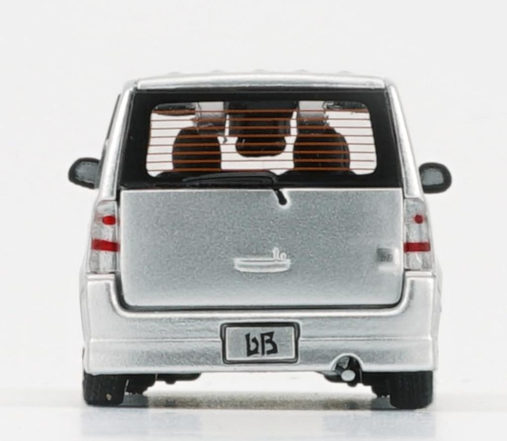 BM CREATIONS 1/64 Toyota 2000 bB Silver (RHD) Finished Product