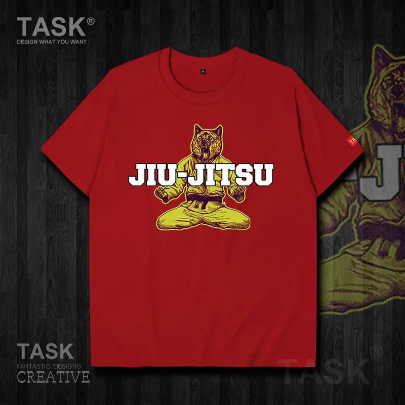 

Бразильское джиу-джитсу Антропоморфный Тигр Иллюстрация Футболка 100% Хлопок Круглый вырез Короткий рукав Повседневная Мужская Футболка Размер S3XL S