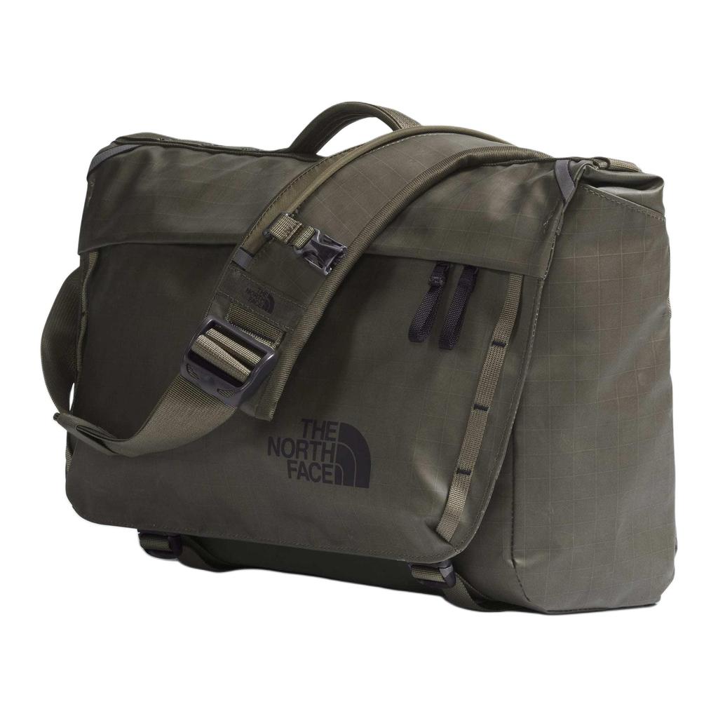 The North Face 12L Base Camp Voyager Letter Logo Mountaineering Backpack Outdoor Bag Recycled Polyester New Olive Green Black NF0A81DP-4WC