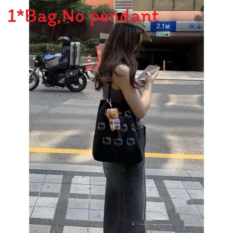 Kid Girl Satin Tote Bag With Embellished Letters For Daily Use