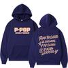 2026 New Rapper Karan Aujla P-POP Tour Hoodie Men Women Hip Hop Casual Streetwear Fashion Sweatshirt Loose Cozy and Versatile