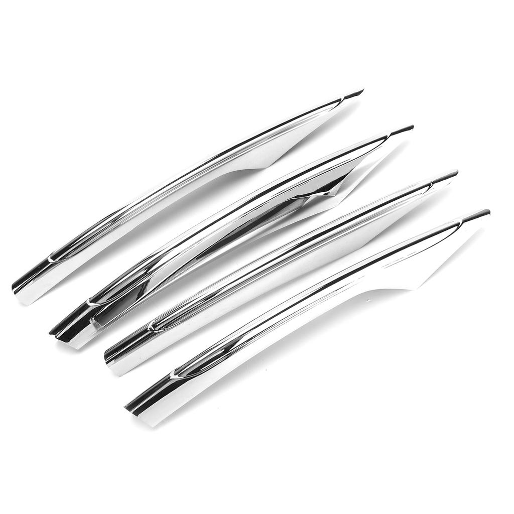 4pcs Front Fog Light Molding Trims Replacement for Mercedes Benz E Class W213 E200 E300 2021