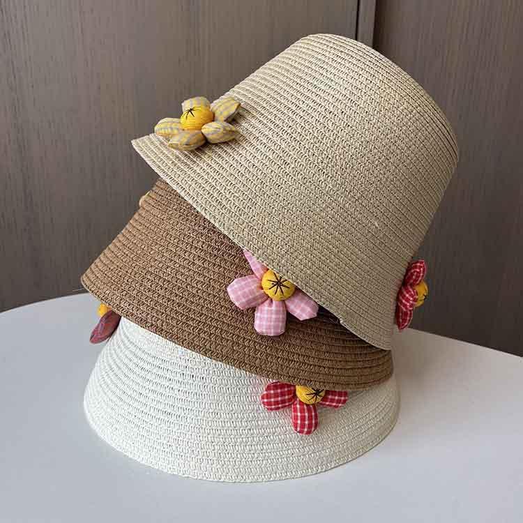 Small fresh seaside vacation beach hat summer travel sun protection sun hat women's big eaves anti-ultraviolet sunshade straw hat