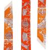 Used Hermes Twilly "Etriers Remix" Ribbon Scarf