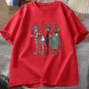 Gorillaz T Shirt Men Women Summer 90s O-neck Cotton Short Sleeve T-shirts Clothes Vintage Y2K Clothing Tee Harajuku  Redtube