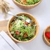 Japanische Salatschüssel Holzschüssel Nudelschüssel Bambus Lamian Nudelschüssel Set Groß und Nudelholzbecken Küchenzubehör