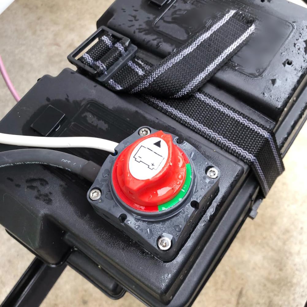 Ampper High Current Switch, 2 Position (600A), 12-48 V for Boat Car Protection