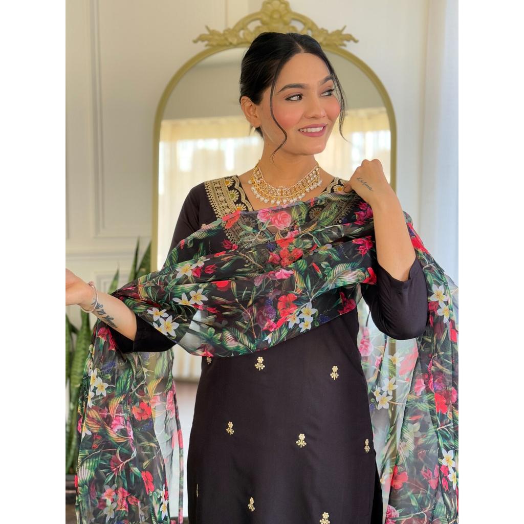 Women Designer Viscose Slub Kurti Indian Bollywood Top Tunic Kurta Pant Set SC-2286