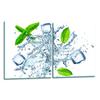 2x GLASS PROTECTIVE PLATE FOR STOVE 40x52 ICE