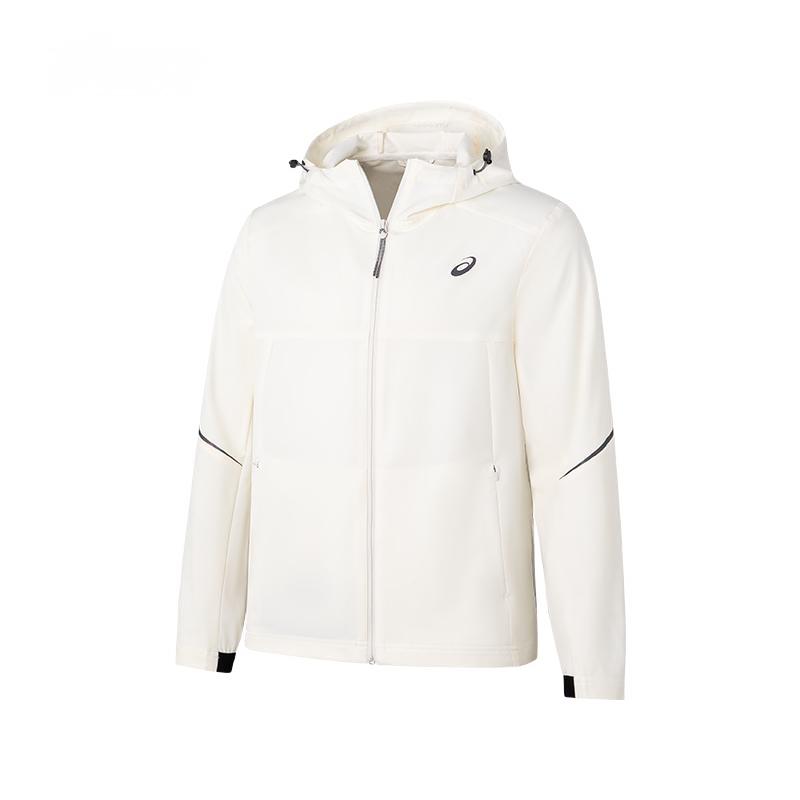 

Asics Однотонная светоотражающая влагоотводящая быстросохнущая спортивная куртка мужская куртка бежевая 2011D070-100 XL