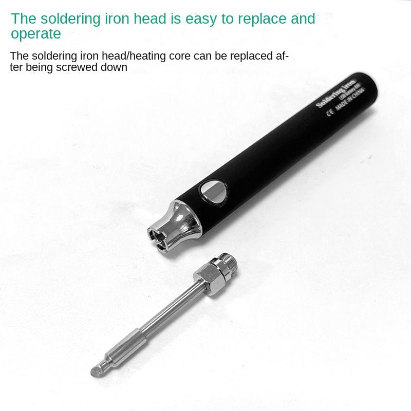 USB Rechargeable Electric Soldering Iron, Mini DIY Electric Welding Pen, Wireless Convenient Welding Small Soldering Iron.