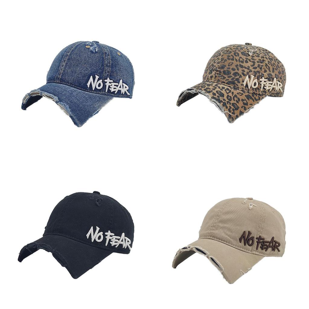 Baseball Cap With Embroidered Letters Adjustable Sunshade For Men And Women