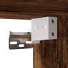 3 Piece Bathroom Furniture Set Smoked Oak Wood Based Material