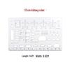 Multi-functional Geometry Drawing Ruler