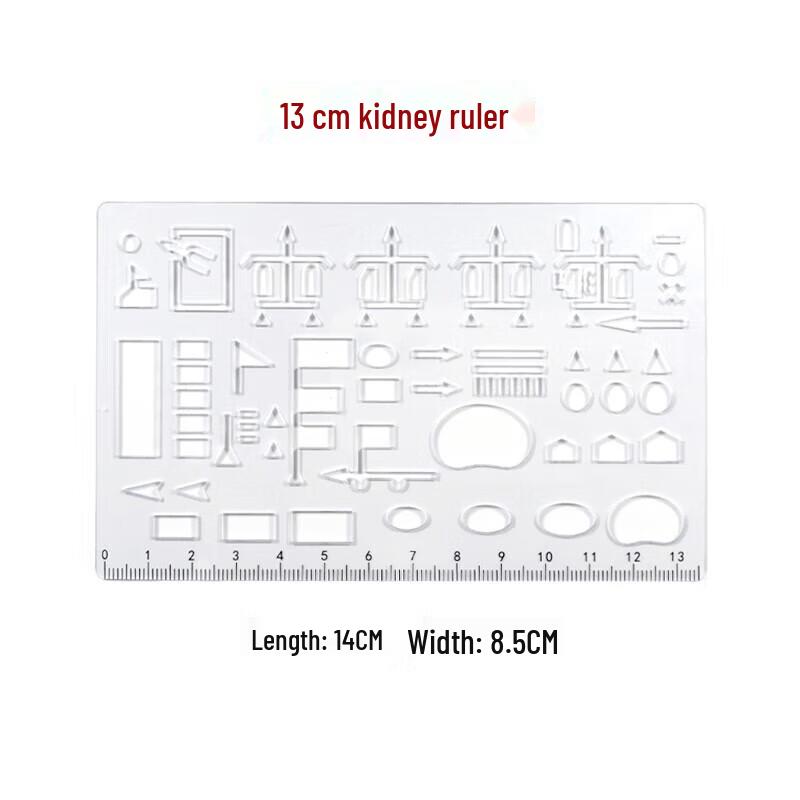 Multi-functional Geometry Drawing Ruler