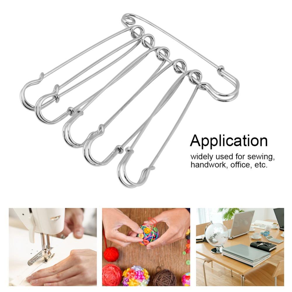 50pcs 3 Inch Large Safety Pins Silver Heavy Duty Safety Pins Craft Pin Safety Pins  DIY Crafts
