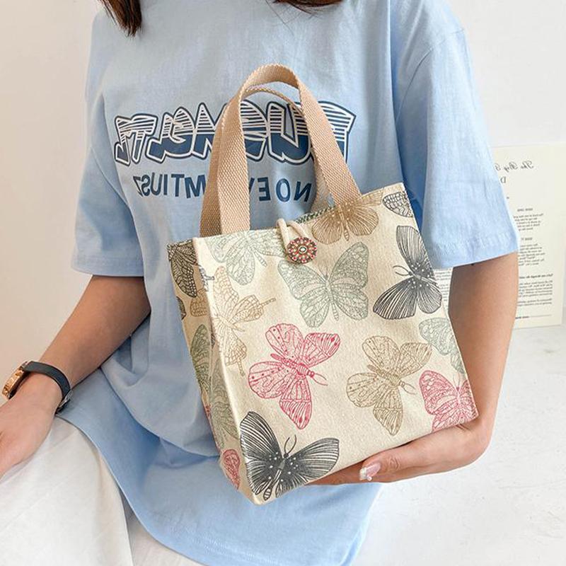 Large Capacity Goes Out To Medium Bento Lunch Box Bag Handbag
