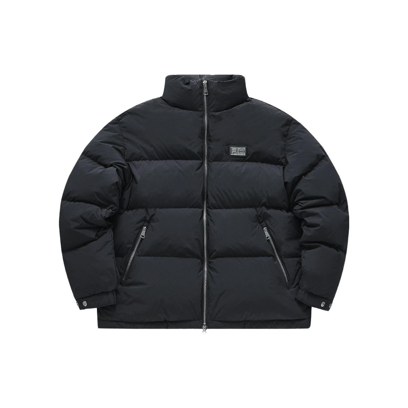 

New Beams X FILA Down Jackets Men s Black T11M349904F-BK L