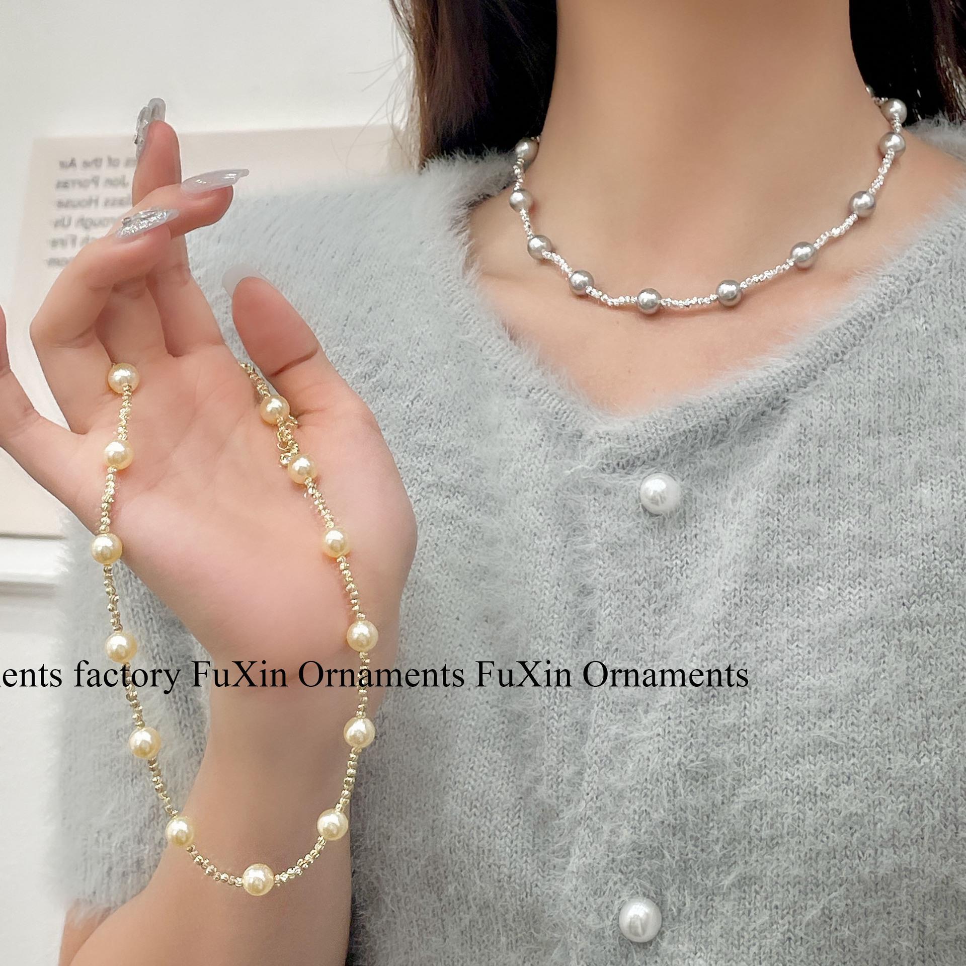 

2024 Luxury Pearl Clavicle Necklace: Elegant, Stylish, Versatile Design for Women