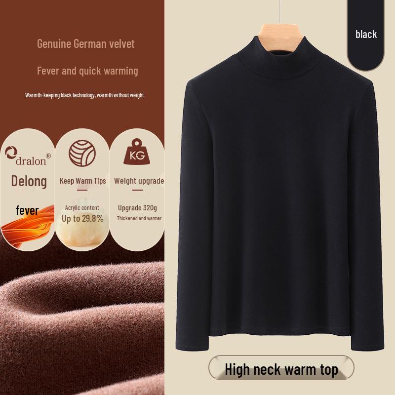 

Женский двухсторонний флисовый термобазовый слой с высоким воротом - Осень/Зима 2024 3XL (145-160 jin)