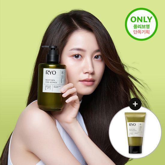 Ryo Rootzen Women's Customized Hair Loss Care Shampoo 353ML+100ML Special Offer and Individual Product