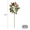 European-Style Artificial Flowers Silk Large Size Artificial Rose Branch Wedding Floral Arrangement DIY Floral Arrangement