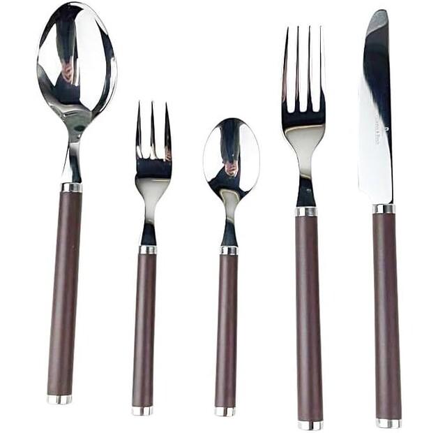 Набор столовых приборов Villeroy & Boch Play! шоколадно-коричневый, 30 шт (1263649053)