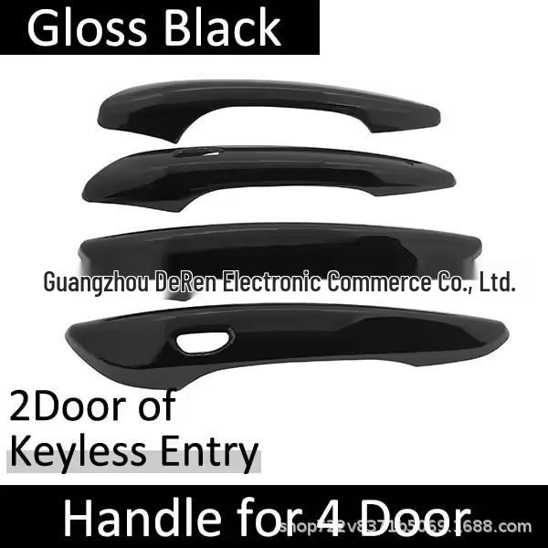 Mazda CX30 & 3 Angkesaila Gloss Black Door Handle Stickers - 2020 Model Gloss Black