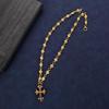 Vintage Hip Hop Streetwear Chain: Classic Valentine's Antique Silver Cross Pendant