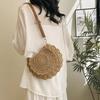 Lace Knit Cotton Crossbody Bag - Hollow Out Straw Shoulder Bag for Beach & Everyday Use