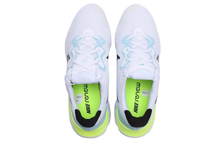 Men's Sneakers Nike Renew Run 2 Volt White/Black/Light Blue Fury/Volt