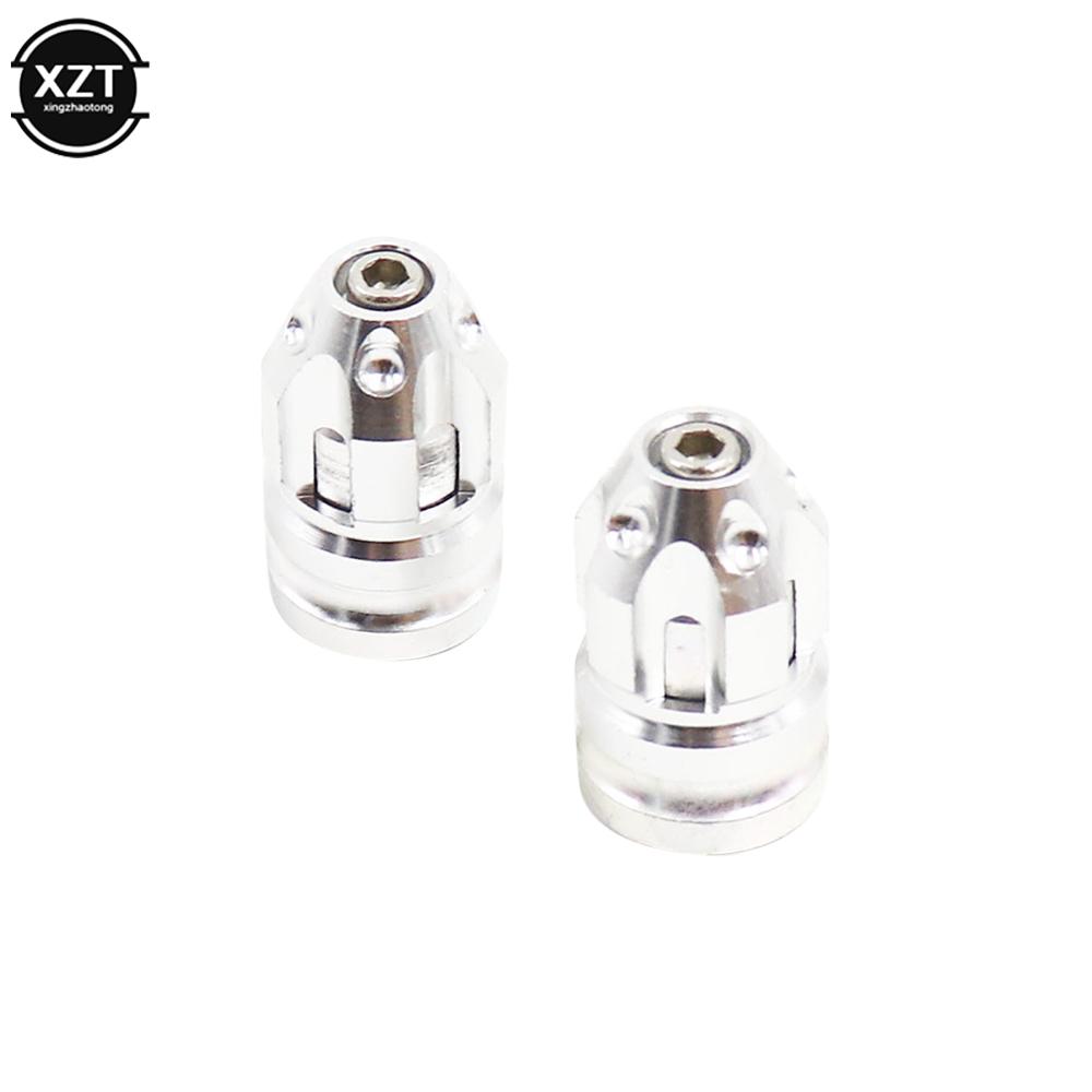 2pcs Aluminum Alloy Tire Valve Caps Automobile Tire Caps Anti-Leak Valve Suitable For Motorcycles Car Bicycles