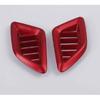 For Honda Accord 2018- Glossy Red Front Dash AC Air Outlet Vent Covers 2X