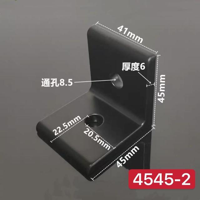 2 Holes Vertical Corner Brackets 1515 2020 3030 4040 4545 Aluminum Alloy 2 Hole 90 degreee Inside Corner Bracket