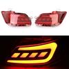 2 st Bil LED Bakre Bumper Reflektor Ljus Passar för Toyota Vios 2016 2018