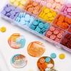 180Pcs Box Sealing Wax Beads, 10 Grids Cat's Paw, Cherry Blossom, Star Shape Sealing Wax Pellets for Wax Seal Stamp
