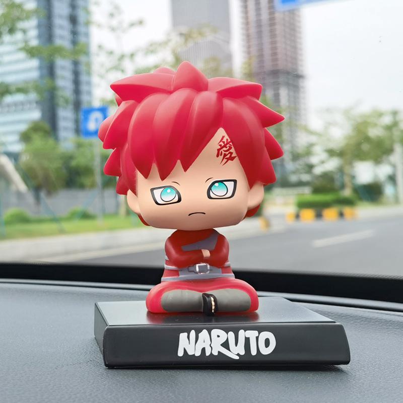 Anime Naruto Figure Uzumaki Naruto Kakashi Sasuke Itachi Car Ornaments Shake Head Cute Action Figure Figures Model Toys Gift