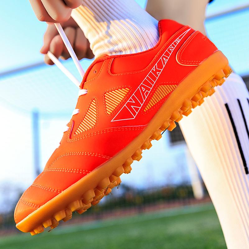 Fashion Men Women Soccer Shoes Suitable for Grass Sneakers Outdoor Training Shoes Anti Slip Wear-resisting Grip Football Shoes