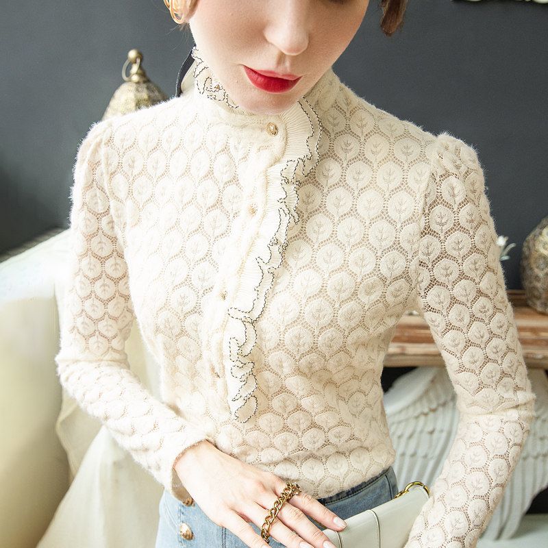 Fashionable and Sexy Lace Shirt for Women To Wear As Innerwear or Bottoming Shirt