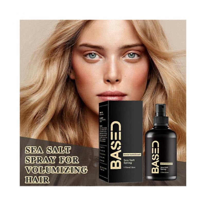 Sea Salt Spray for Volumizing Hair, 170ml Texturizing & Strengthening Spray with Vitamin B5 & Seaweed