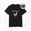 Alice in Chains Rooster Sketch Maglietta Nera Gildan 5000: 100% Cotone USA