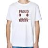 Proud Dad Of A Rugby Player Fashion Tees Tops Cotton New Shirts And TShirts Casual Unisex Streetwear Round Neck TShirt