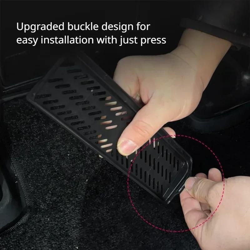 For Tesla Model 3 Y 20212024 Berlin Under Seat Rear Air Vent Protect Cover Anti-block Backseat Outlet Grille Protect Accessories