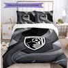 Set Lenzuola Stampato Calcio Bournemouth 3 Pezzi, Comodo Set Copripiumino per Camera da Letto Amico della Pelle