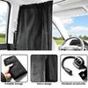 Car Sunshade, Front and Rear Partition Curtains, Front and Rear Privacy Curtains, Suitable for Travel, Camping, and Sleep Privac